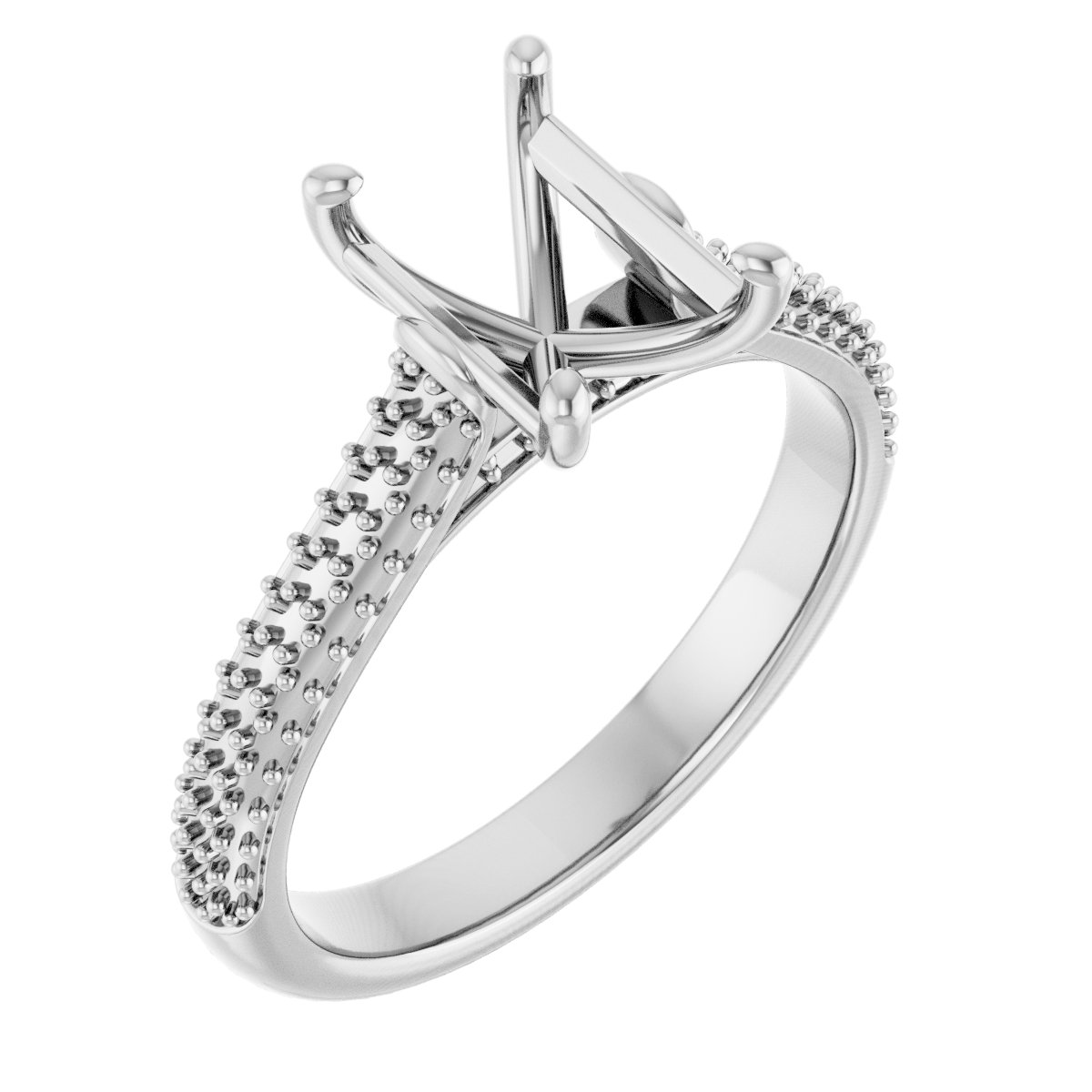 Pavé-Style Engagement Ring