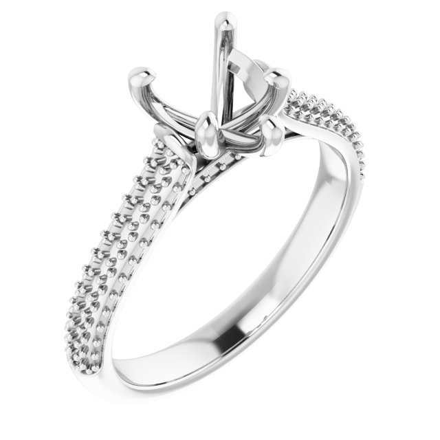 Pavé-Style Engagement Ring
