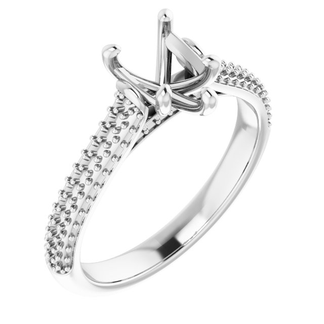 Pavé-Style Engagement Ring