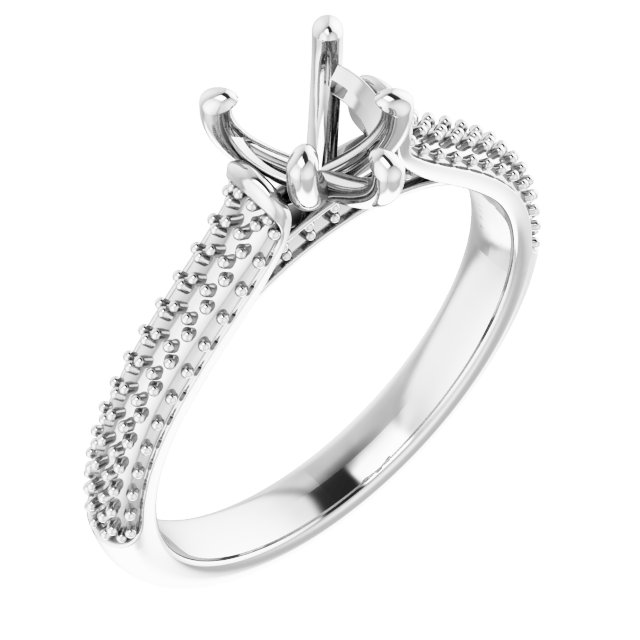 Pavé-Style Engagement Ring