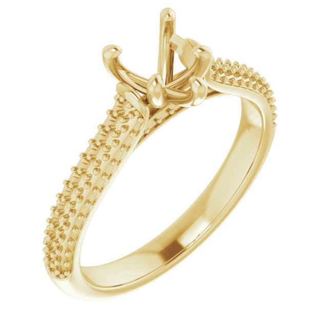 Pavé-Style Engagement Ring