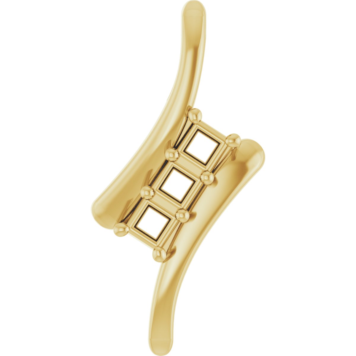 Three-Stone Freeform Pendant