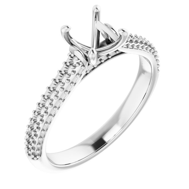 Pavé-Style Engagement Ring