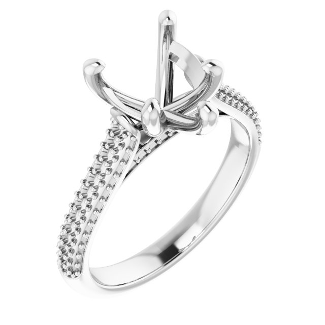 Pavé-Style Engagement Ring