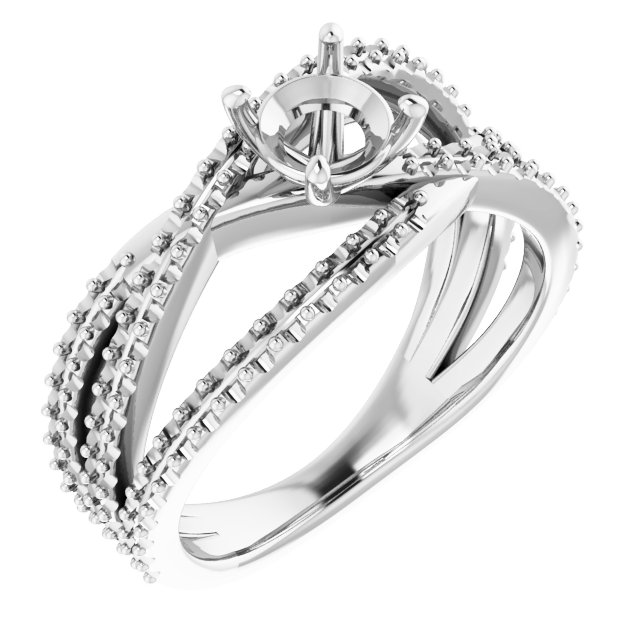 Accented Engagement Ring