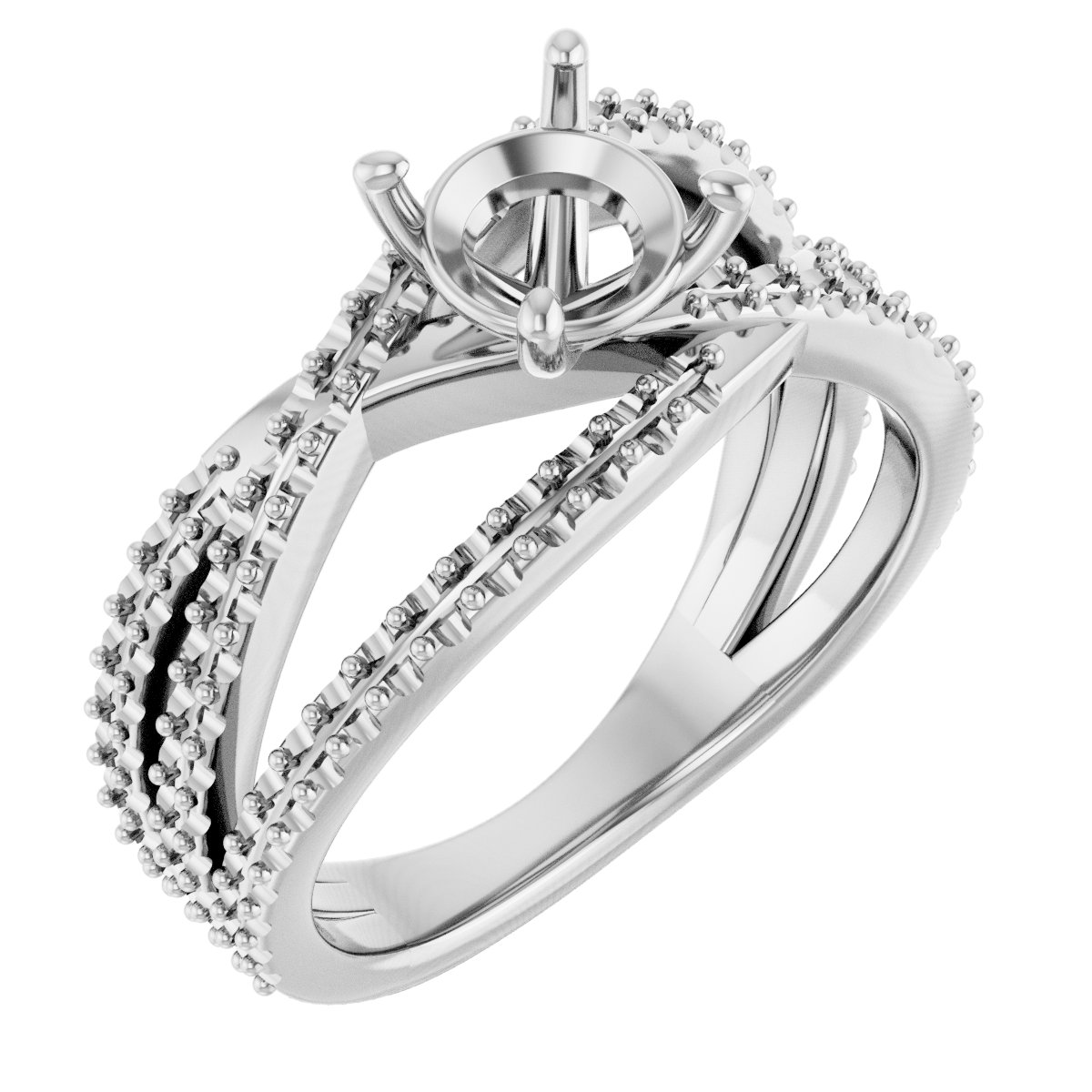 Accented Engagement Ring