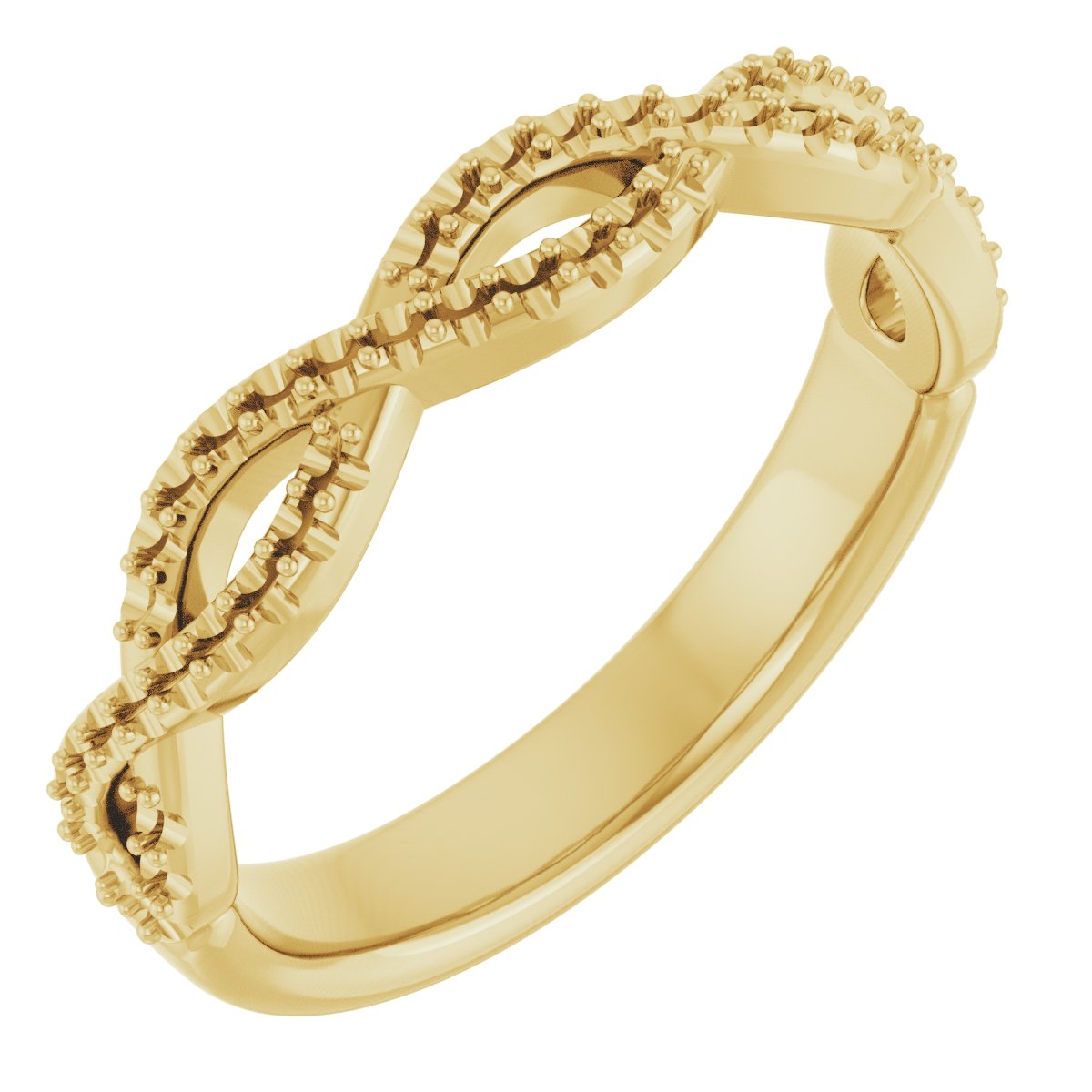 14K Yellow 1/5 CTW Natural Diamond Anniversary Band