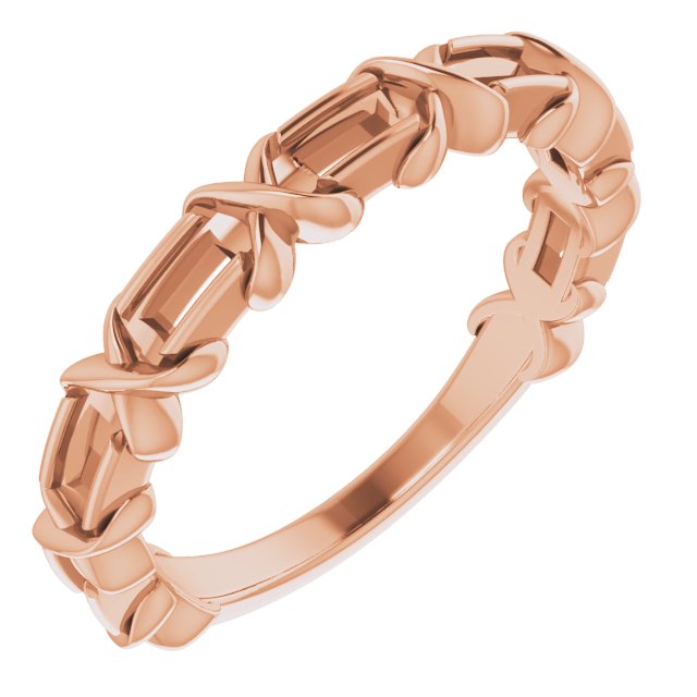 Criss-Cross Anniversary Band