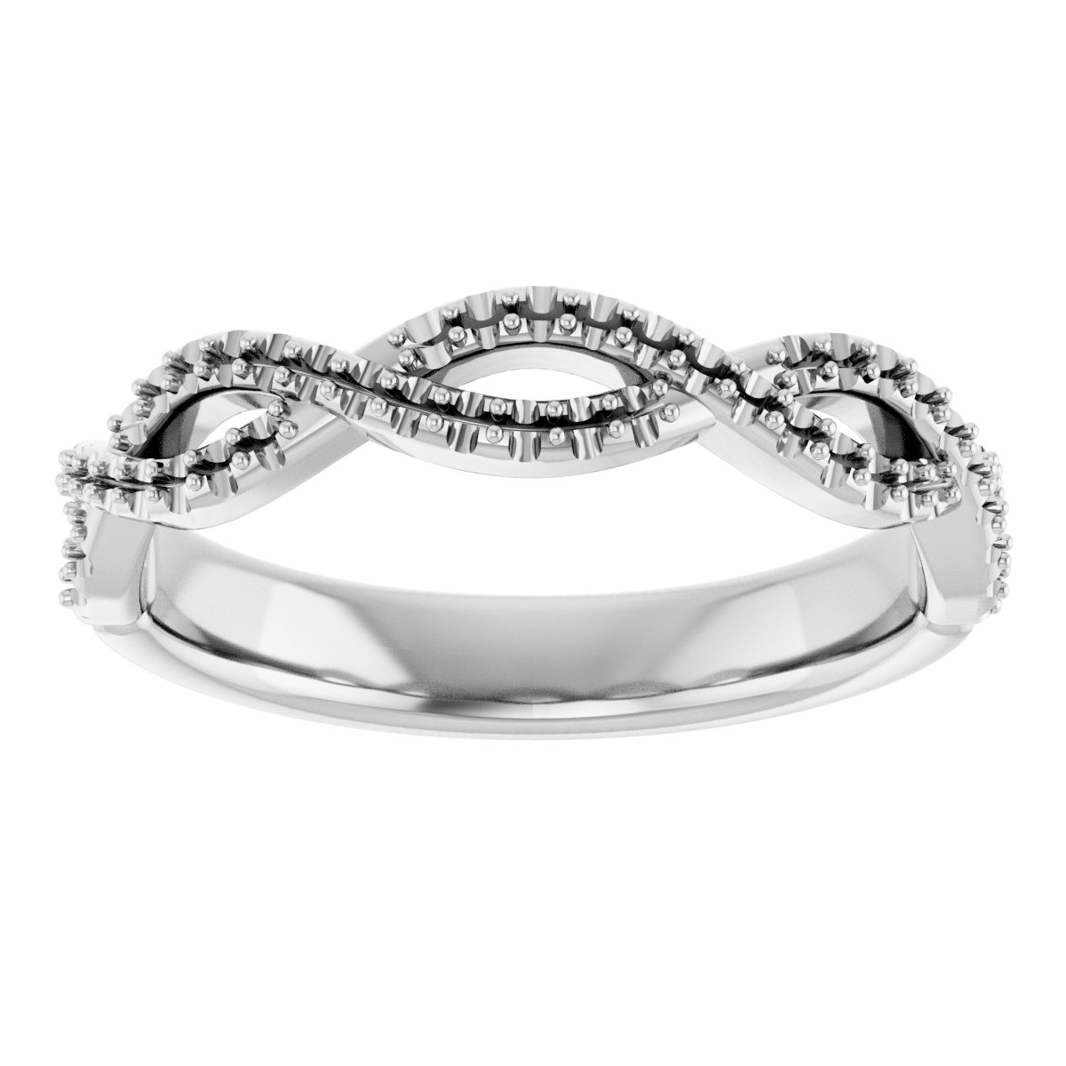 14K White 1/5 CTW Diamond Anniversary Band