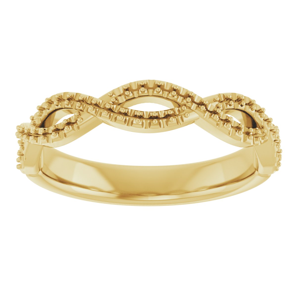 14K Yellow 1/5 CTW Diamond Anniversary Band