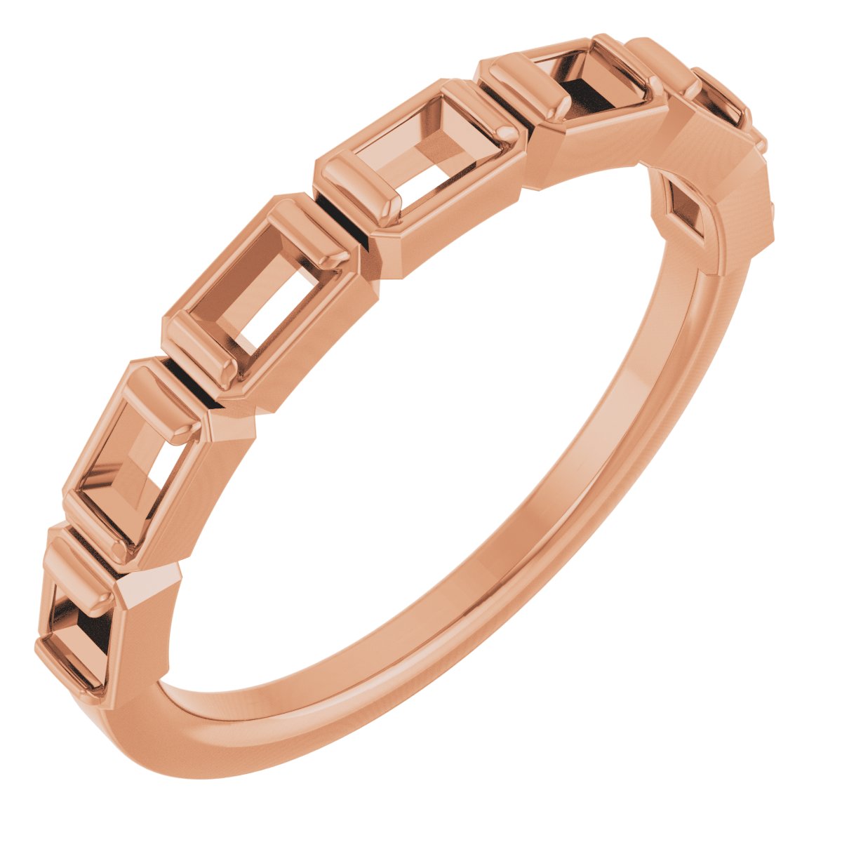 14K Rose 1/2 CTW Diamond Anniversary Band   