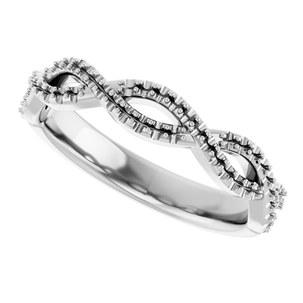 14K White 1/5 CTW Diamond Anniversary Band