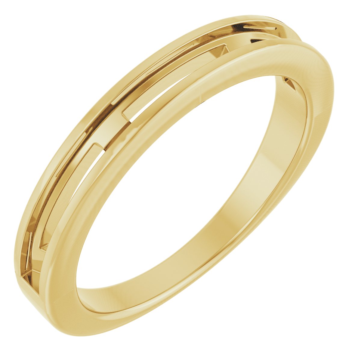 14K Yellow 1/2 CTW Natural Diamond Anniversary Band