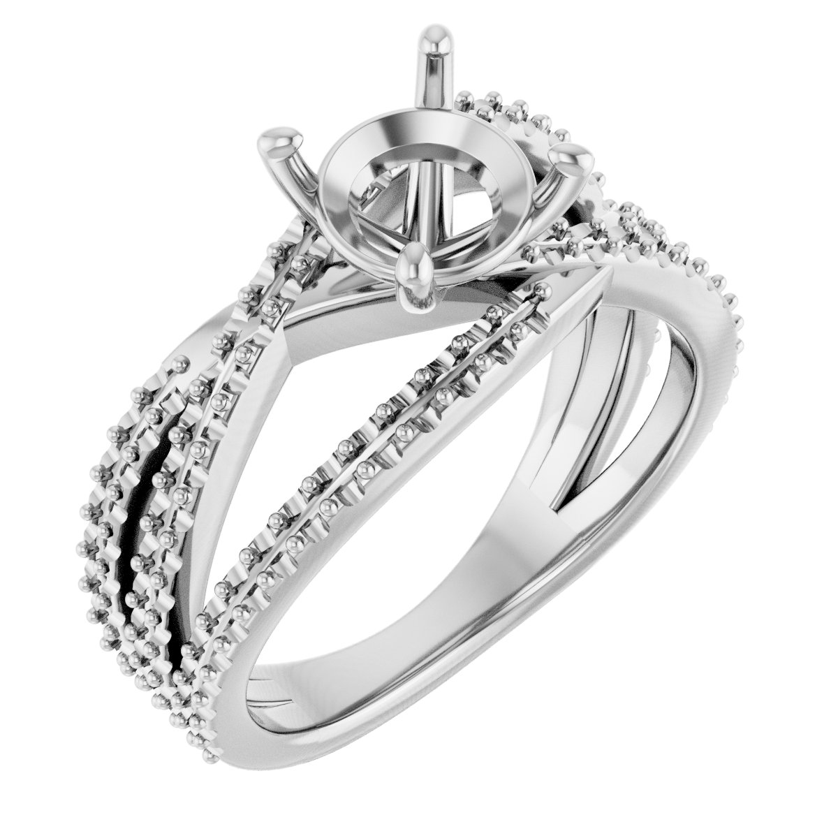 Accented Engagement Ring