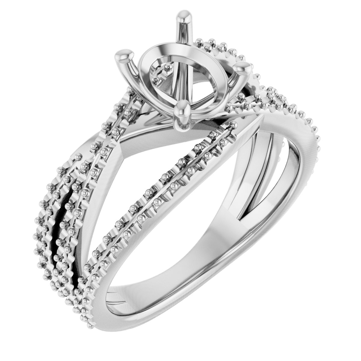 Accented Engagement Ring