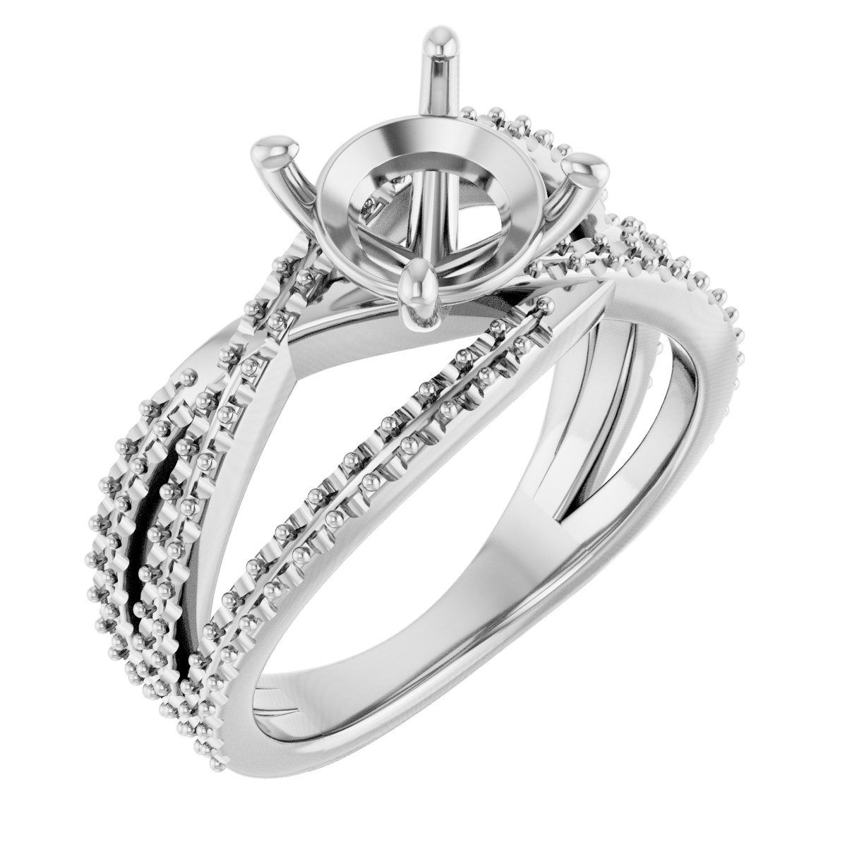 Accented Engagement Ring