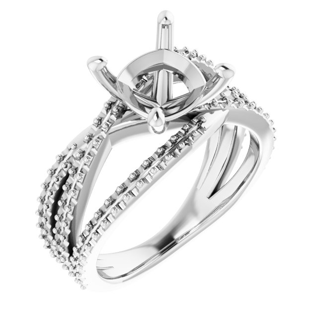Accented Engagement Ring