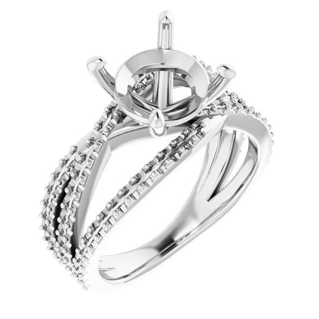 Accented Engagement Ring