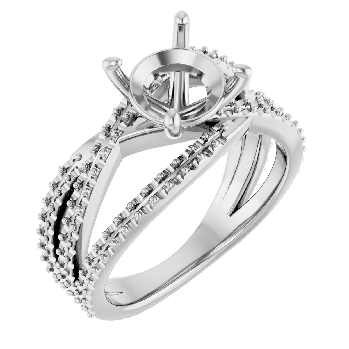 Accented Engagement Ring