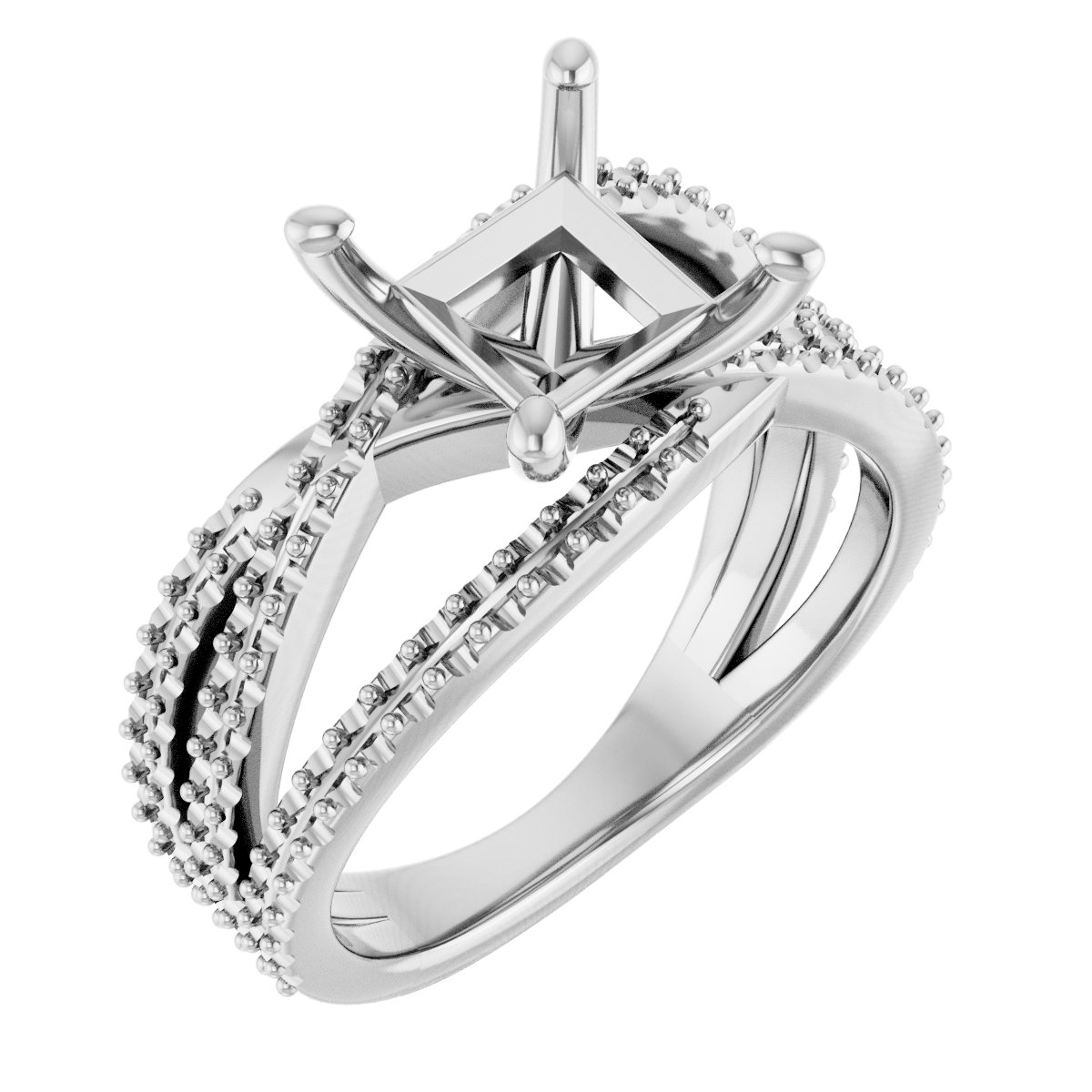 Accented Engagement Ring
