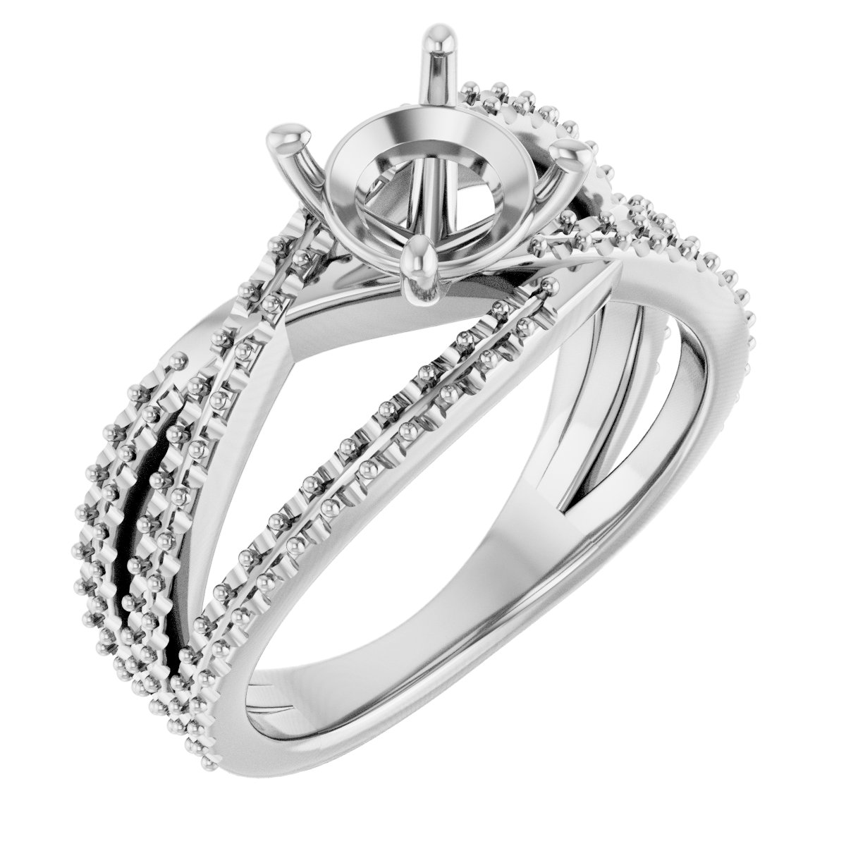Accented Engagement Ring