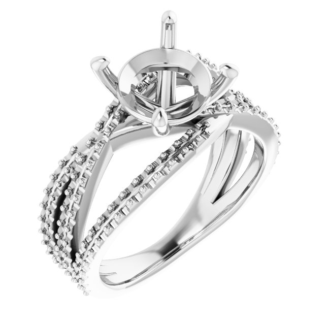 Accented Engagement Ring
