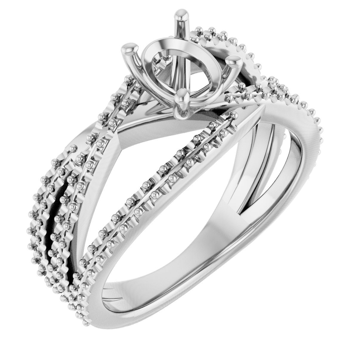 Accented Engagement Ring