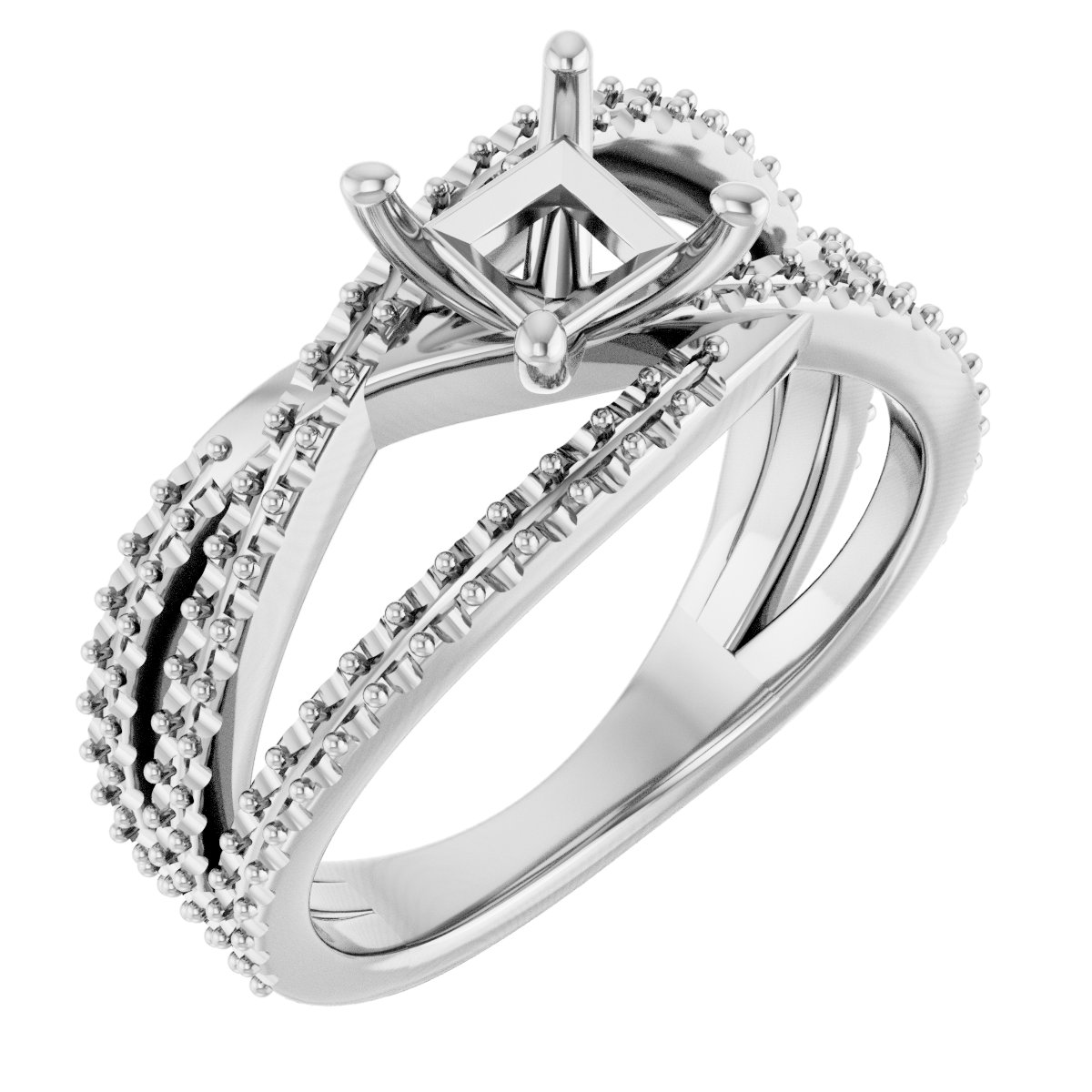 Accented Engagement Ring