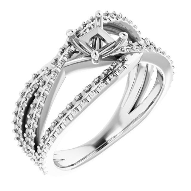 Accented Engagement Ring