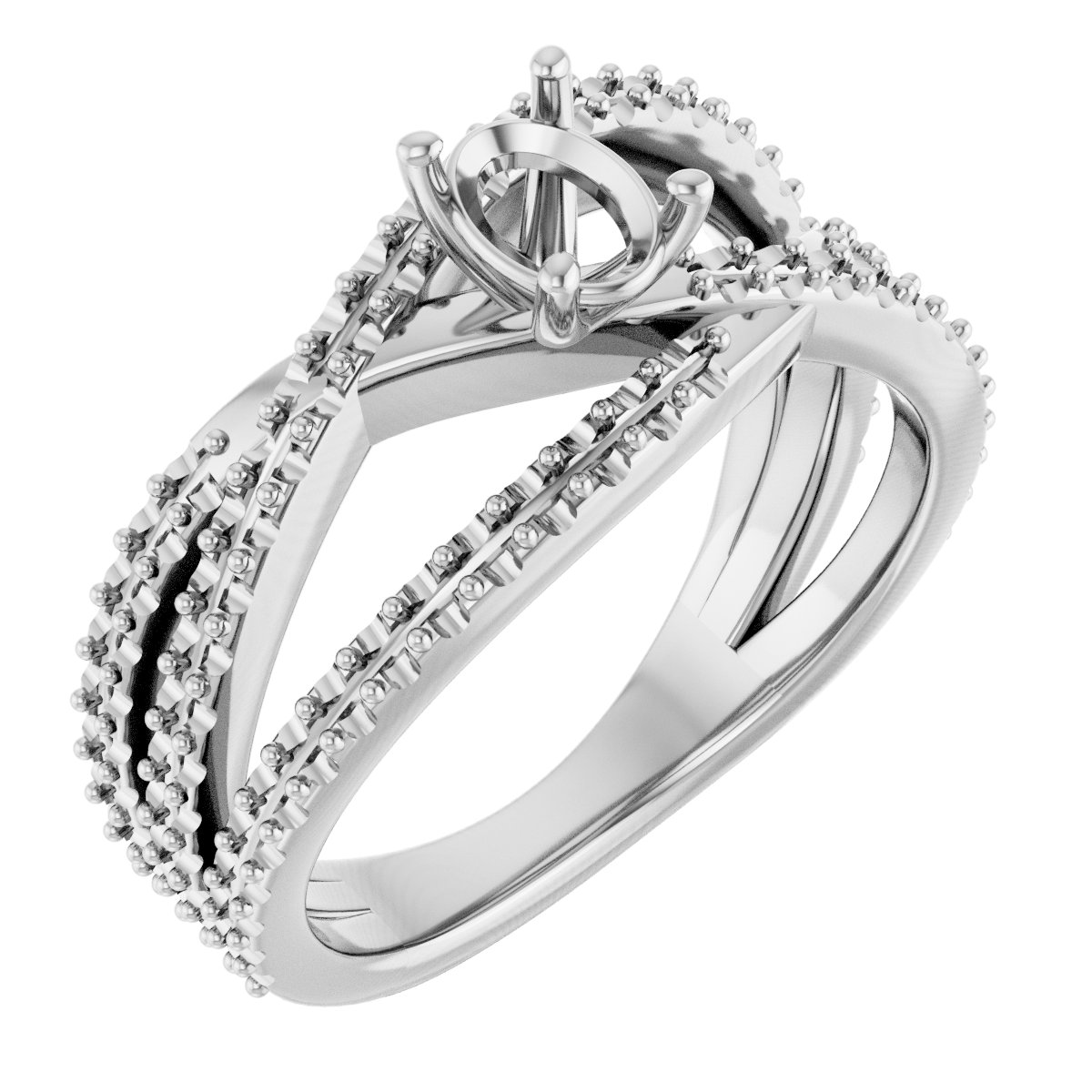 Accented Engagement Ring