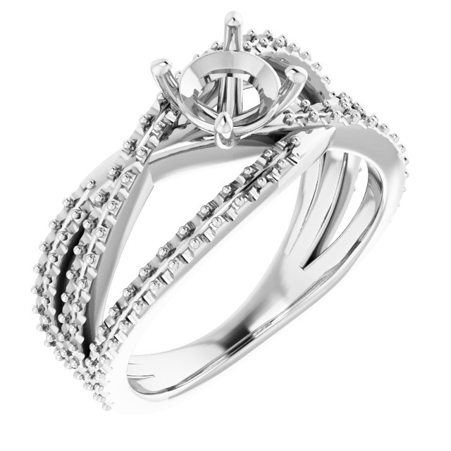 Accented Engagement Ring