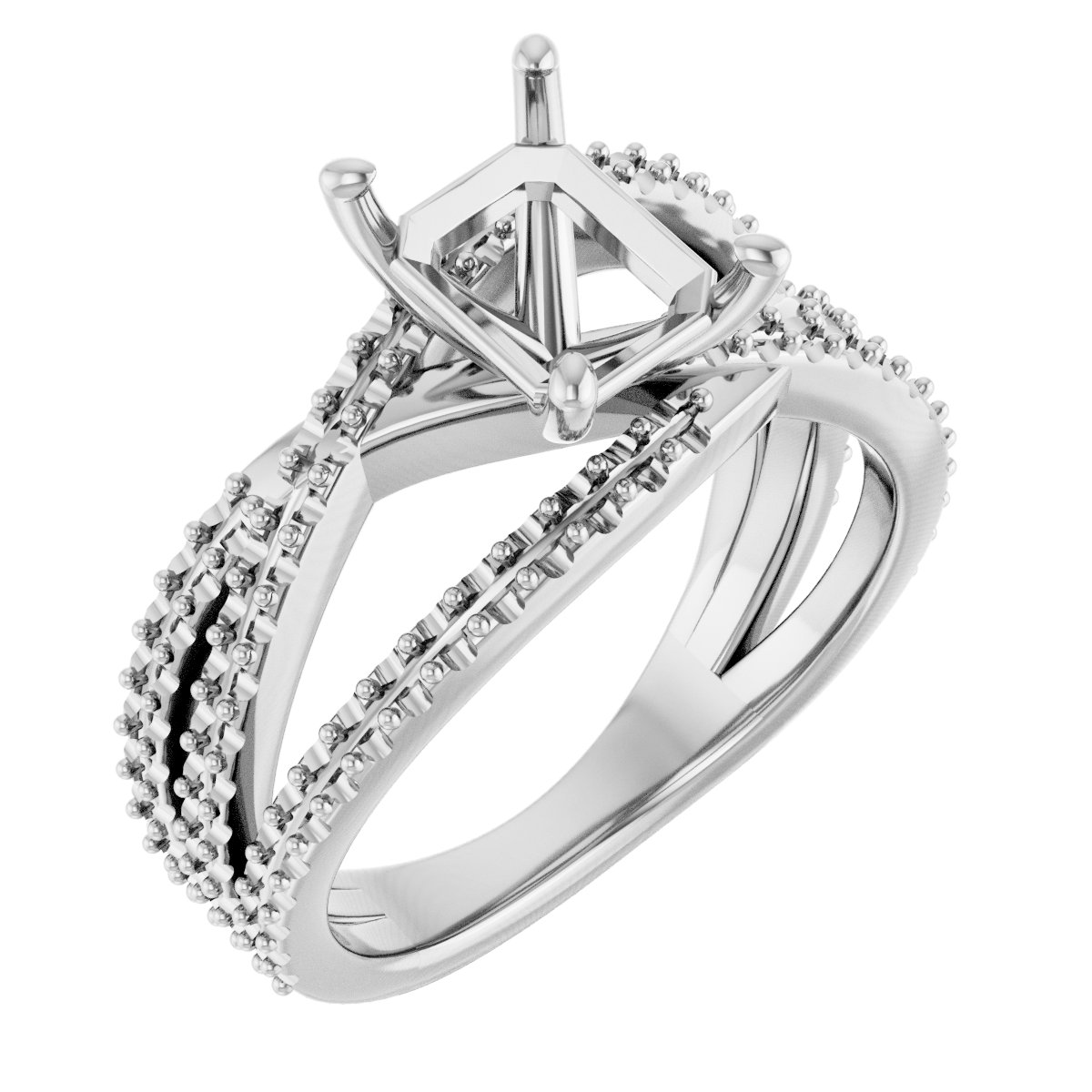 Accented Engagement Ring