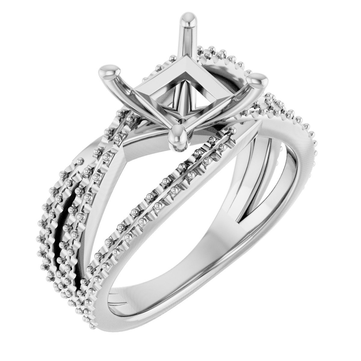 Accented Engagement Ring