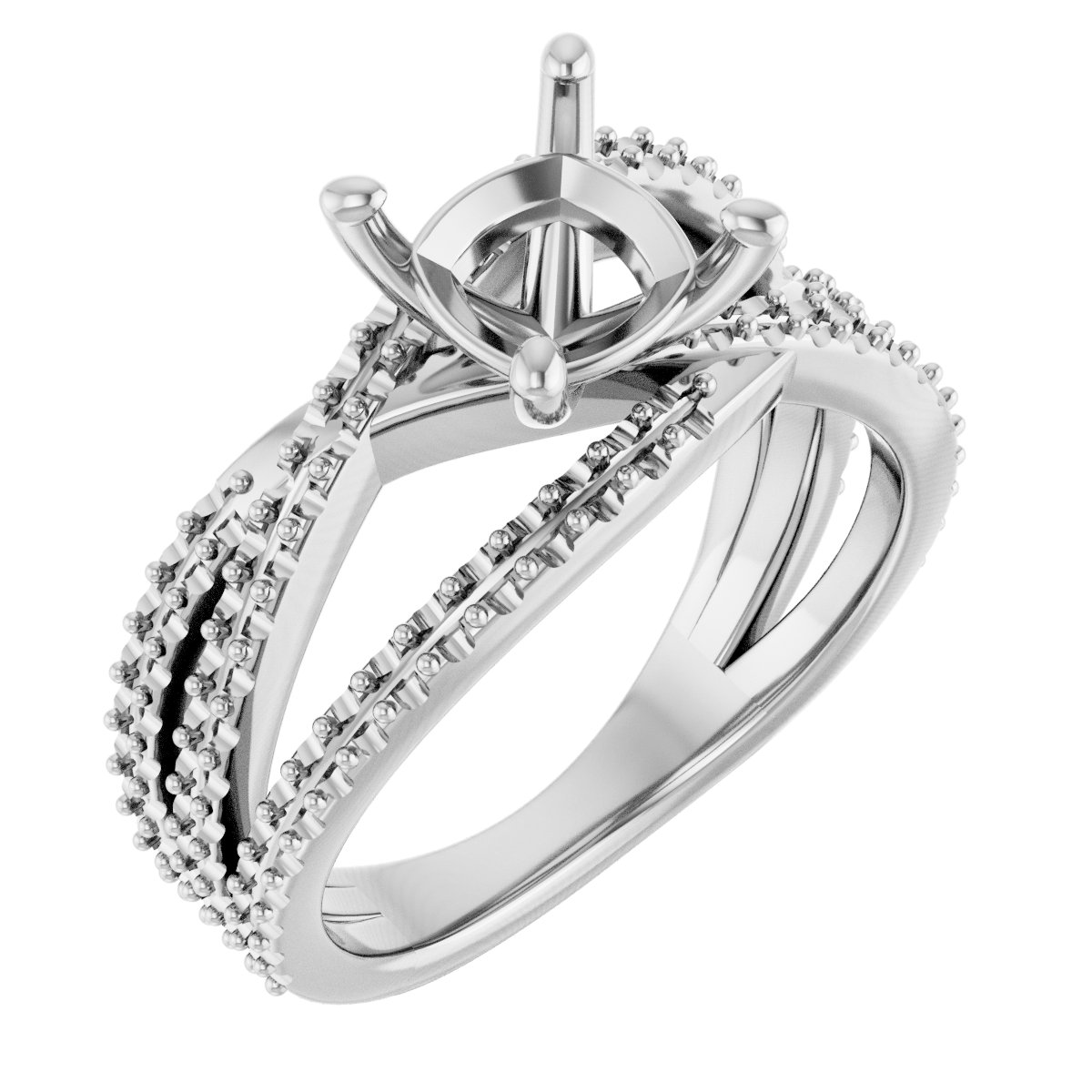 Accented Engagement Ring