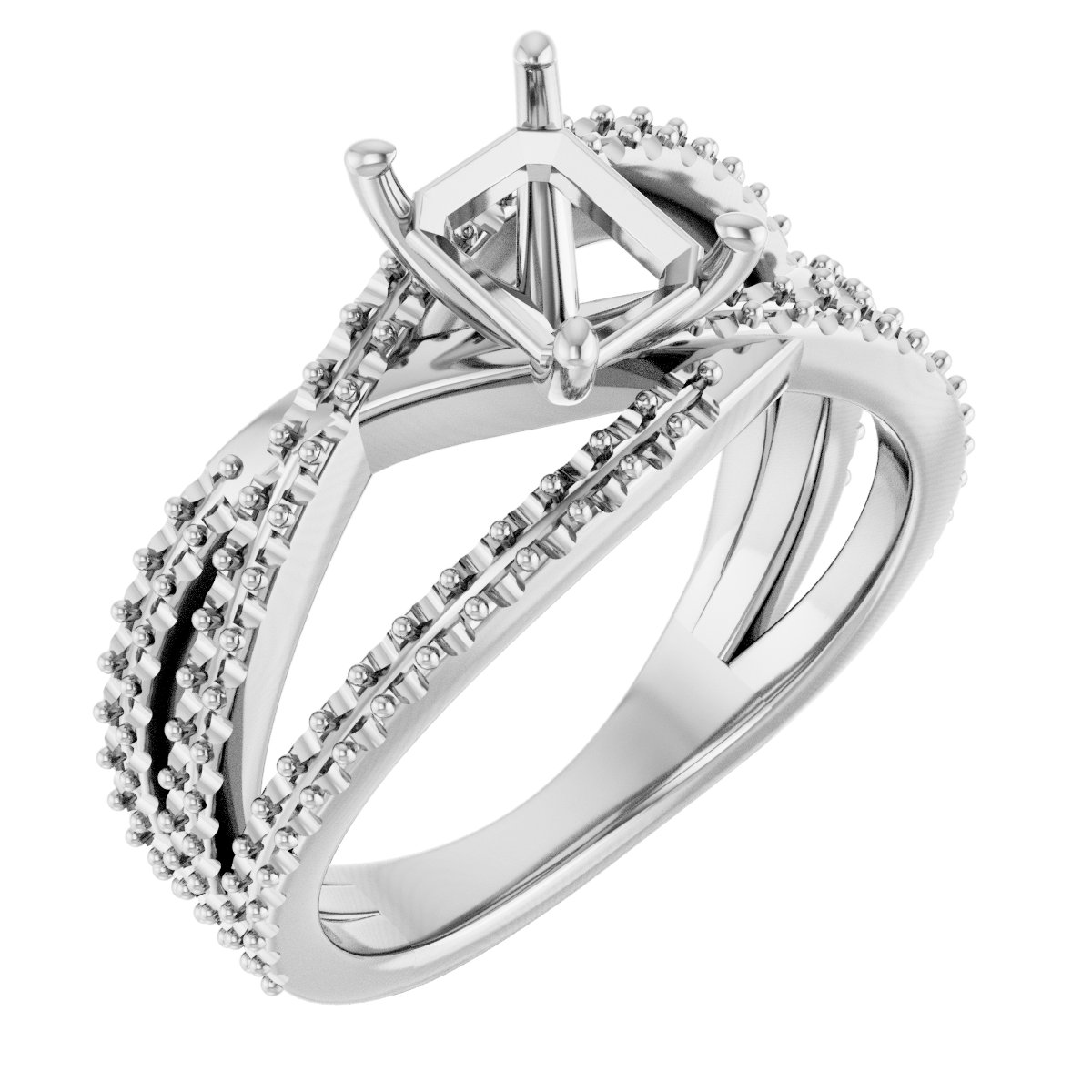 Accented Engagement Ring