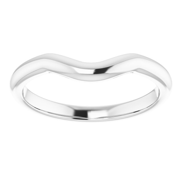 14K White Band-3