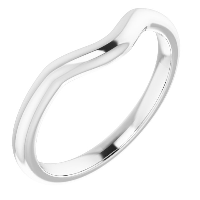 14K White Band