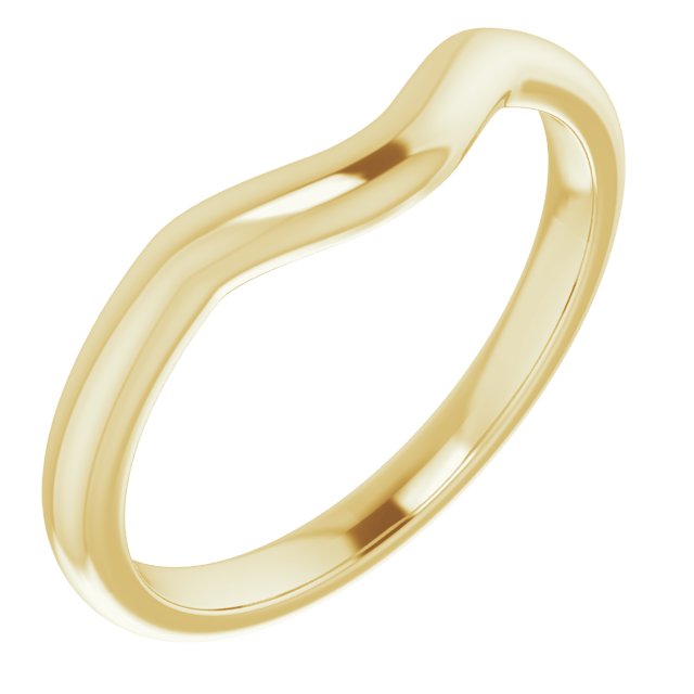 18K Yellow Band for 5.8 mm Round Ring