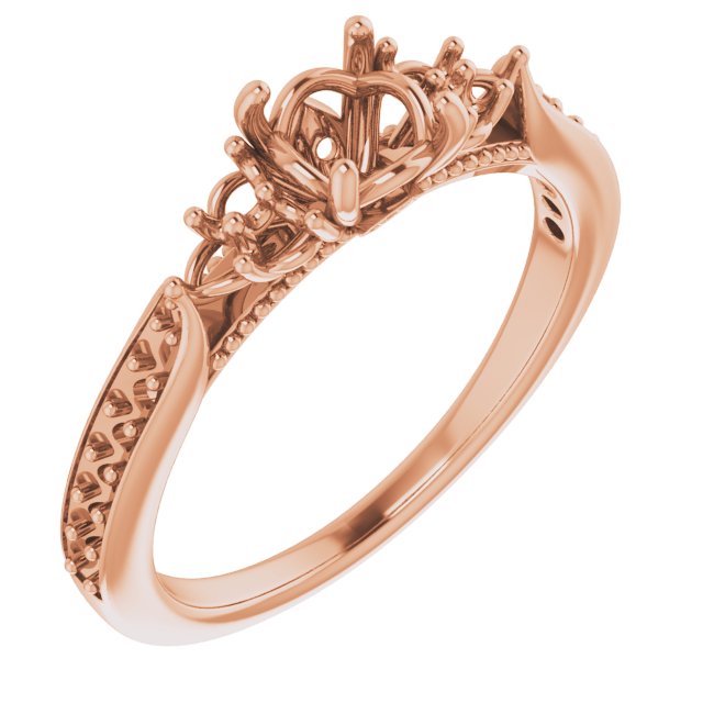 Accented Engagement Ring or Band