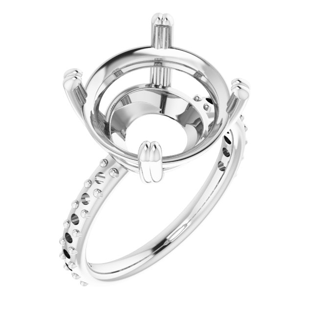Accented Engagement Ring