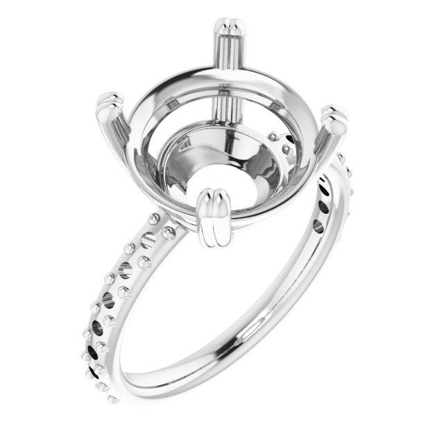 Accented Engagement Ring