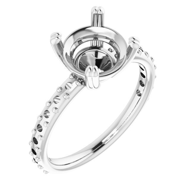 Accented Engagement Ring