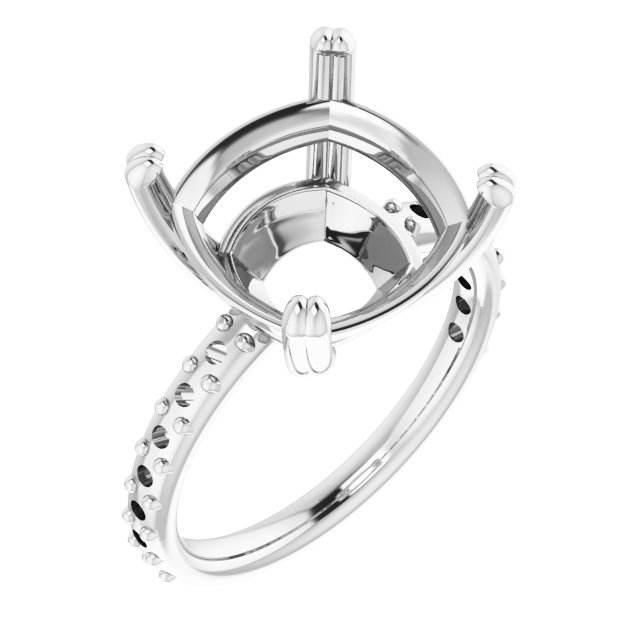 Accented Engagement Ring