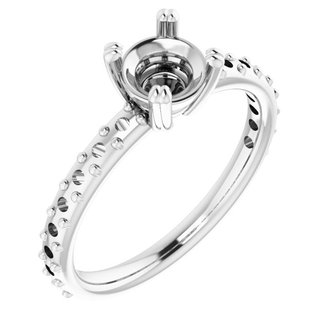 Accented Engagement Ring