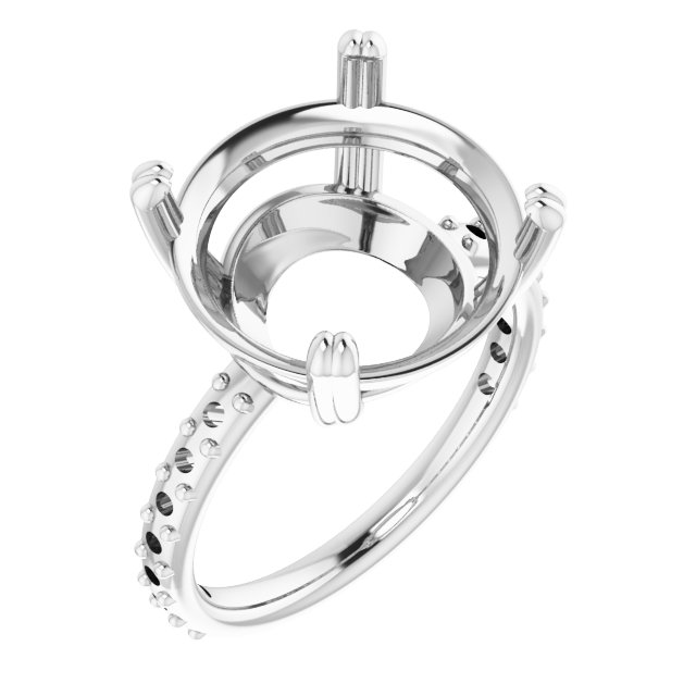 Accented Engagement Ring