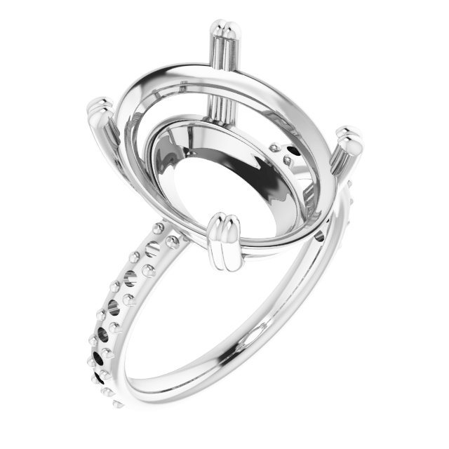 Accented Engagement Ring