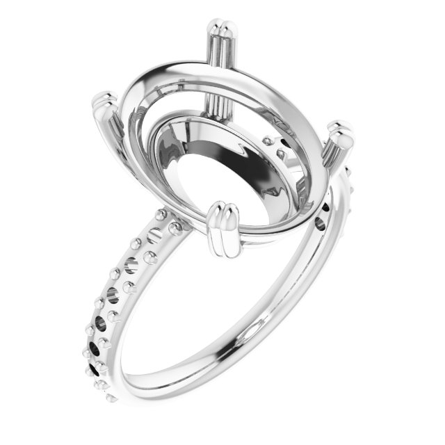 Accented Engagement Ring