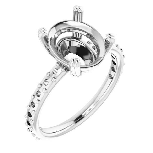 Accented Engagement Ring