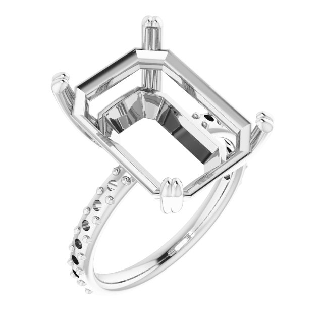 Accented Engagement Ring