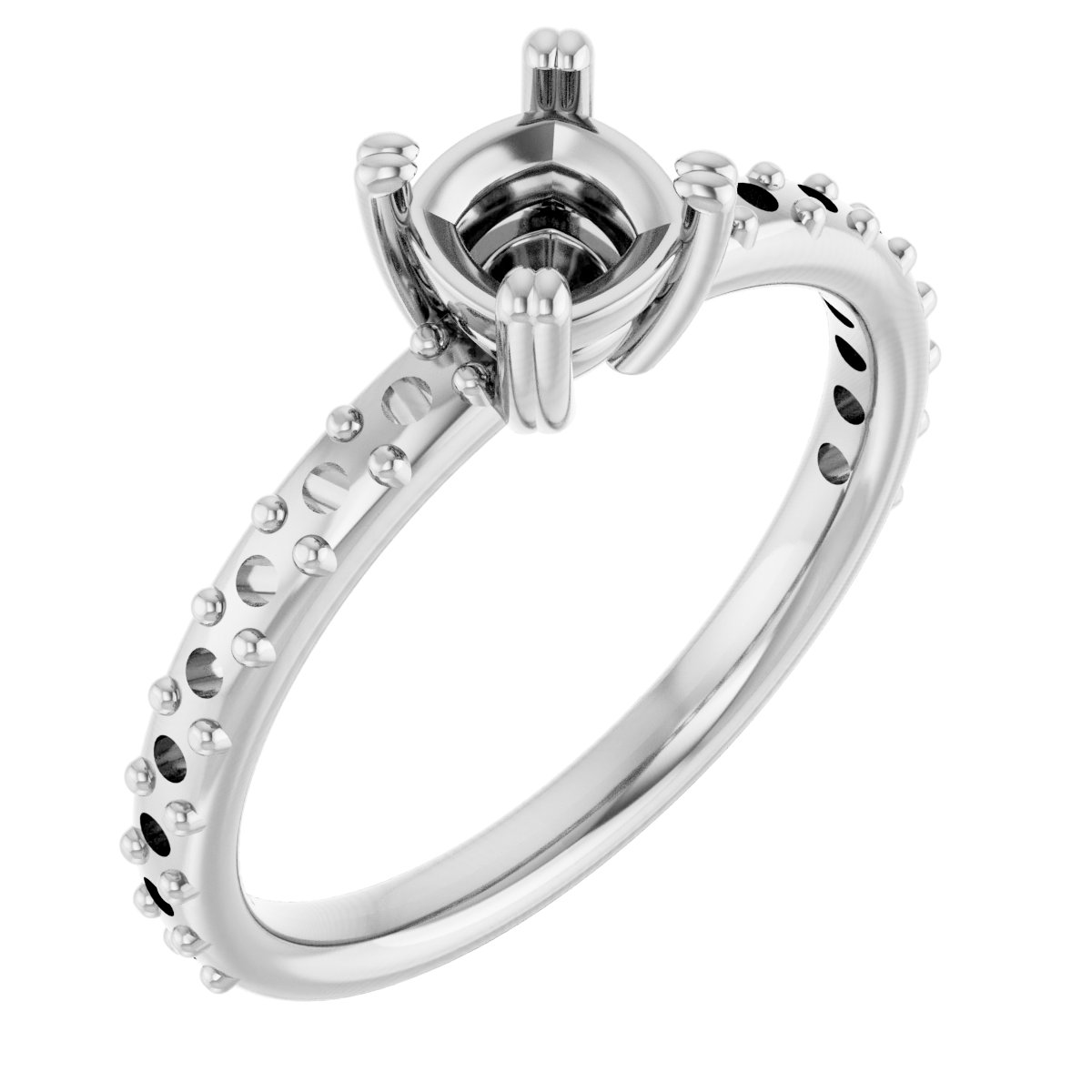 Accented Engagement Ring